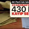 AK Parti'nin 23 Haziran'daki hedefi kayıp 430 bin seçmen AK Parti'nin 23 Haziran'daki hedefi kayıp 430 bin seçmen
