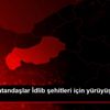 Bolu da vatandaşlar İdlib şehitleri için yürüyüş düzenledi Bolu da vatandaşlar İdlib şehitleri için yürüyüş düzenledi