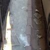 Kafasına beton parçası düştü, ölümden döndü