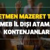 MEBBİS yer değiştirme başvuru ekranı! Öğretmen mazeret tayini MEB il dışı atama kontenjanları