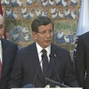 Başbakan Davutoğlu açıklama yapıyor