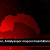 Kayserispor, Antalyaspor maçının hazırlıklarını sürdürdü