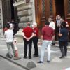 Karaköy'de şüpheli çanta paniği Karaköy'de şüpheli çanta paniği