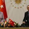Erdoğan, Merkel ile görüştü