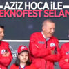 TEKNOFEST'in klasikleşen selamına bu yıl Aziz Sancar da dahil oldu