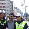 Engelliler trafik kontrolü yaptı Engelliler trafik kontrolü yaptı