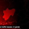 Kayseri de trafik kazası: 2 yaralı Kayseri de trafik kazası: 2 yaralı
