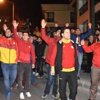Galatasaray taraftarlarından protesto