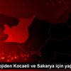 Meteorolojiden Kocaeli ve Sakarya için yağış uyarısı Meteorolojiden Kocaeli ve Sakarya için yağış uyarısı