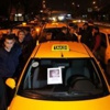 Taksiciler Özgecan aslan için eylem yaptı Taksiciler Özgecan aslan için eylem yaptı