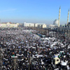 �e�enistan'da Charlie Hebdo protestosu �e�enistan'da Charlie Hebdo protestosu