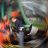 Tramvay ve otobüs çarpıştı Tramvay ve otobüs çarpıştı