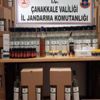 Çanakkale'de yüzlerce litre alkol yakalandı