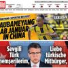 Alman bakandan Türkçe mektup