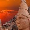 Nemrut Dağı bayram yeri gibi