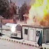 Kobani'deki patlama güvenlik kamerasında Kobani'deki patlama güvenlik kamerasında