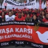 Sendikalar barış için sokakta