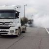 TEM Otoyolu'nda TIR yangını