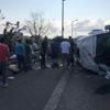 TEM'de kaza: 2'si ağır 8 yaralı