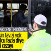 Maltepe'de fazla yolcu alan minibüs şoförüne ceza Maltepe'de fazla yolcu alan minibüs şoförüne ceza