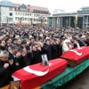 Öldürülen Türk vatandaşları için cenaze töreni düzenlendi