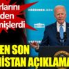 ﻿ABD Başkanı Biden'dan Afganistan'dan tahliye açıklaması