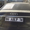 50 bin TL’ye ‘AKP’ plaka 50 bin TL’ye ‘AKP’ plaka