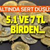 Bir günde 5,1 ve 7 TL düşüş! 22 ayar bilezik, gram ve çeyrek altın fiyatları düğün sezonu sonrası...