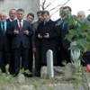 Erdoğan'ın dedesinin mezarına gitti