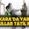 Ankara'da yarın okullar tatil mi? Ankara 7 Şubat Cuma kar tatili MEB Valilik açıklaması yapıldı mı?