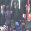 Davutoğlu, Kılıçdaroğlu'yla tokalaştı; Erdoğan uzaktan el salladı Davutoğlu, Kılıçdaroğlu'yla tokalaştı; Erdoğan uzaktan el salladı