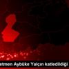 Şehit öğretmen Aybüke Yalçın katledildiği yerde anıldı