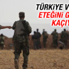 TSK'nın vurduğu YPG kaçıyor