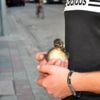 Sahibinin peşinden ayrılmayan ördek yavrusu