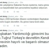 Arınç görevini Tuğrul Türkeş'e devretti Arınç görevini Tuğrul Türkeş'e devretti