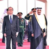 Fransa Cumhurbaşkanı François Hollande, Suudi Arabistan'a geldi Fransa Cumhurbaşkanı François Hollande, Suudi Arabistan'a geldi