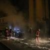 Eyüp'te İki Tır Yandı Eyüp'te İki Tır Yandı