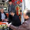 Ambulansın içinde oy kullandı Ambulansın içinde oy kullandı