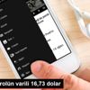 Brent petrolün varili 16,73 dolar Brent petrolün varili 16,73 dolar