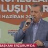 Cumhurbaşkanı Erdoğan'ın Erzurum konuşması