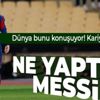 Lionel Messi rakibine yumruk attı! Barcelona kariyerinde ilk kez kırmızı kart gördü