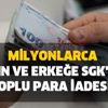 Milyonlarca kadın ve erkeğe SGK'dan toplu para iadesi! Prim ödeyen ve emekli olamayanlar parasını hemen alıyor Milyonlarca kadın ve erkeğe SGK'dan toplu para iadesi! Prim ödeyen ve emekli olamayanlar parasını hemen alıyor