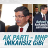 Davutoğlu ile Bahçeli bir araya geldi