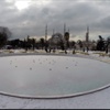 Beyaz İstanbul havadan böyle göründü