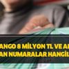 Milli Piyango 8 milyon TL ve amorti kazanan numaralar hangileri?