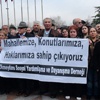 Okmeydanı sakinlerinden tapu eylemi Okmeydanı sakinlerinden tapu eylemi