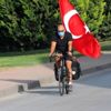 Türk kültürünü tanıtmak için bisikletiyle ülke ülke ...