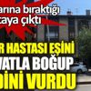 Kanser hastası eşini kıravatla boğup kendini vurdu Kanser hastası eşini kıravatla boğup kendini vurdu