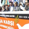 Barış için bir günlük iş bıraktılar