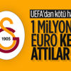 UEFA'dan Galatasaray'a pandemi kesintisi UEFA'dan Galatasaray'a pandemi kesintisi